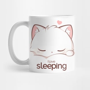 Cat I love sleeping Mug